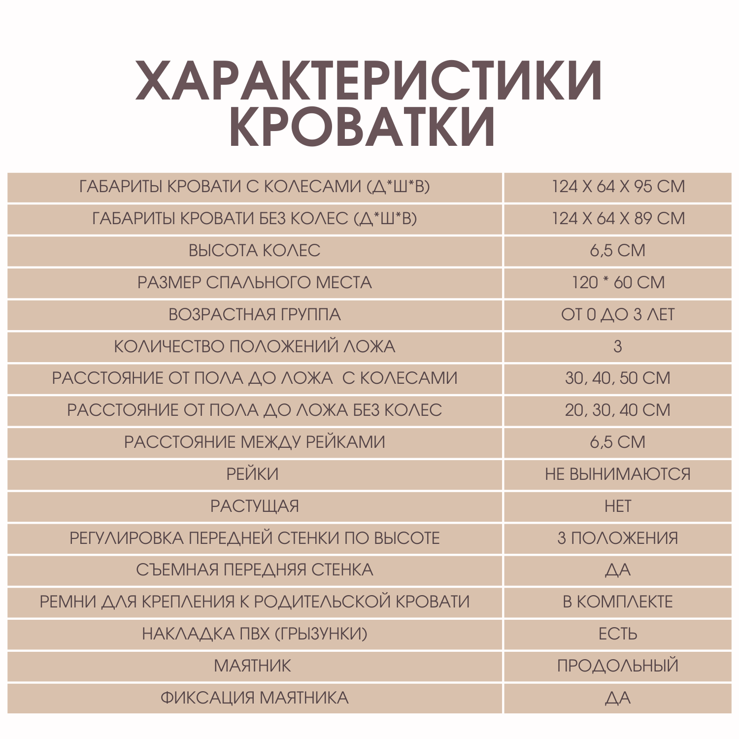Детская кроватка Mr Sandman прямоугольная, продольный маятник (белый) - фото 11
