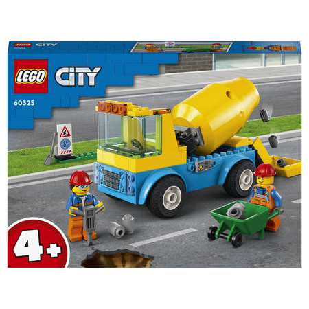 Конструктор LEGO City Great Vehicles Бетономешалка блочный