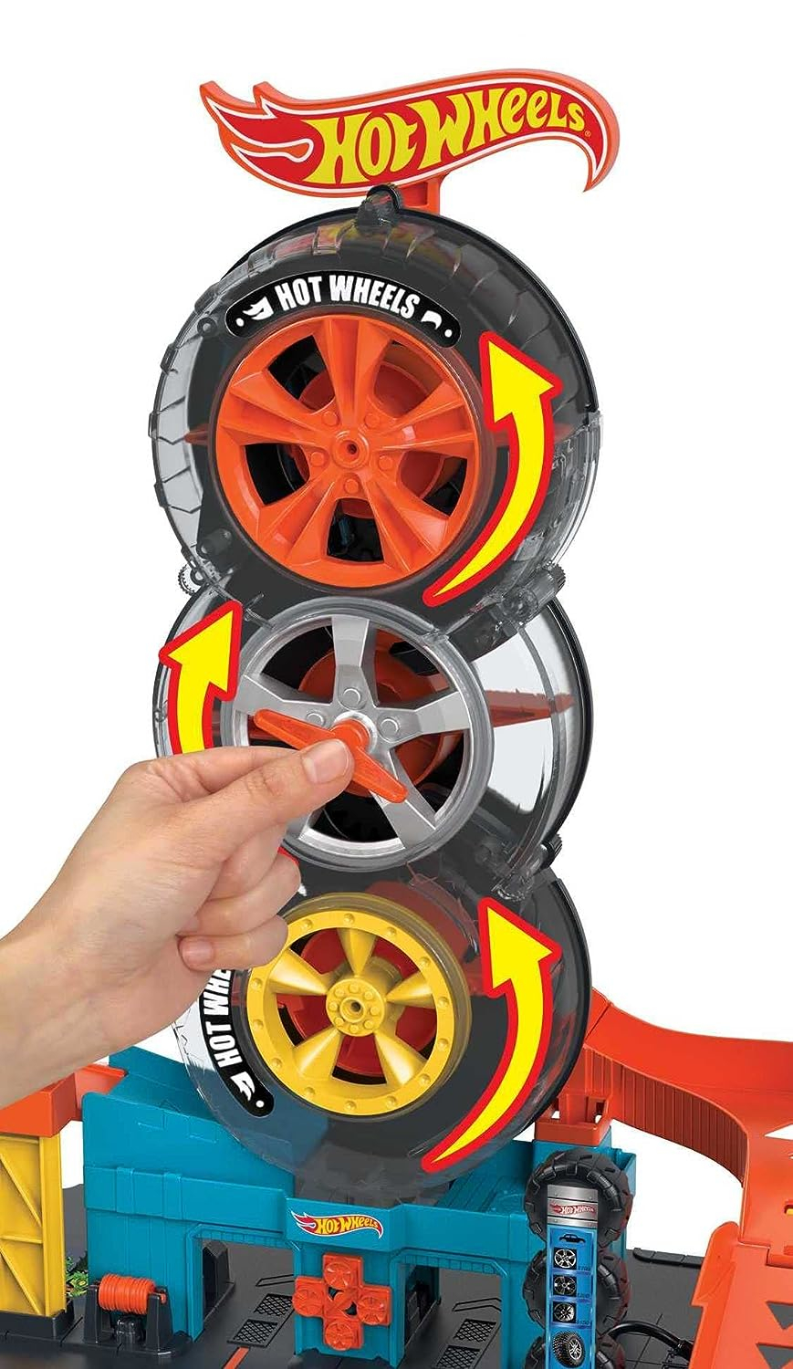 Парковка Hot Wheels Шиномонтажная мастерская HDP02 - фото 3