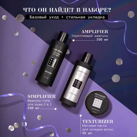 Подарочный набор BEAUTIFIC NEW CLASSIC HAIR BODY для мужчин косметический