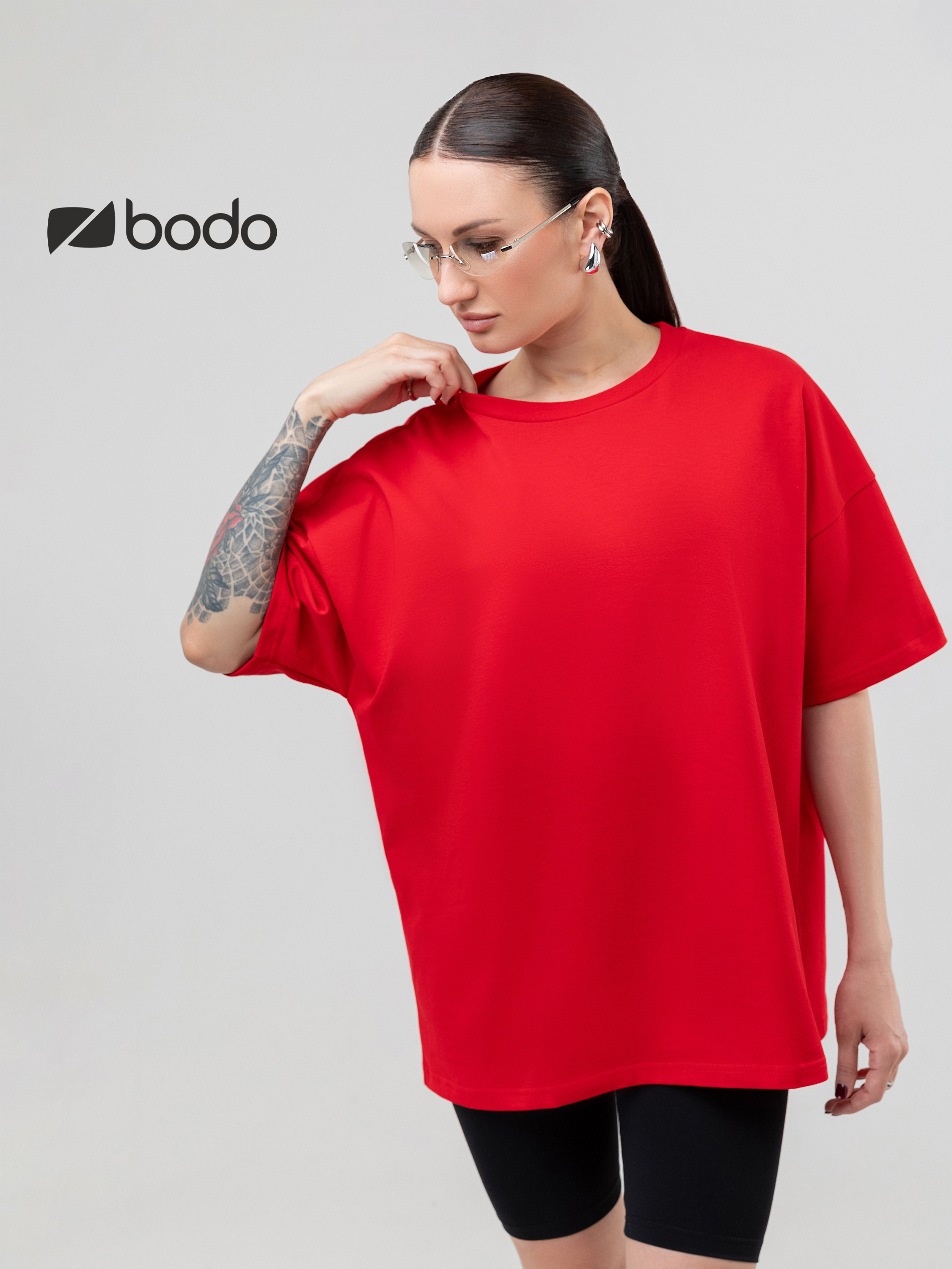 Футболка Bodo 36-138MU_красный - фото 5