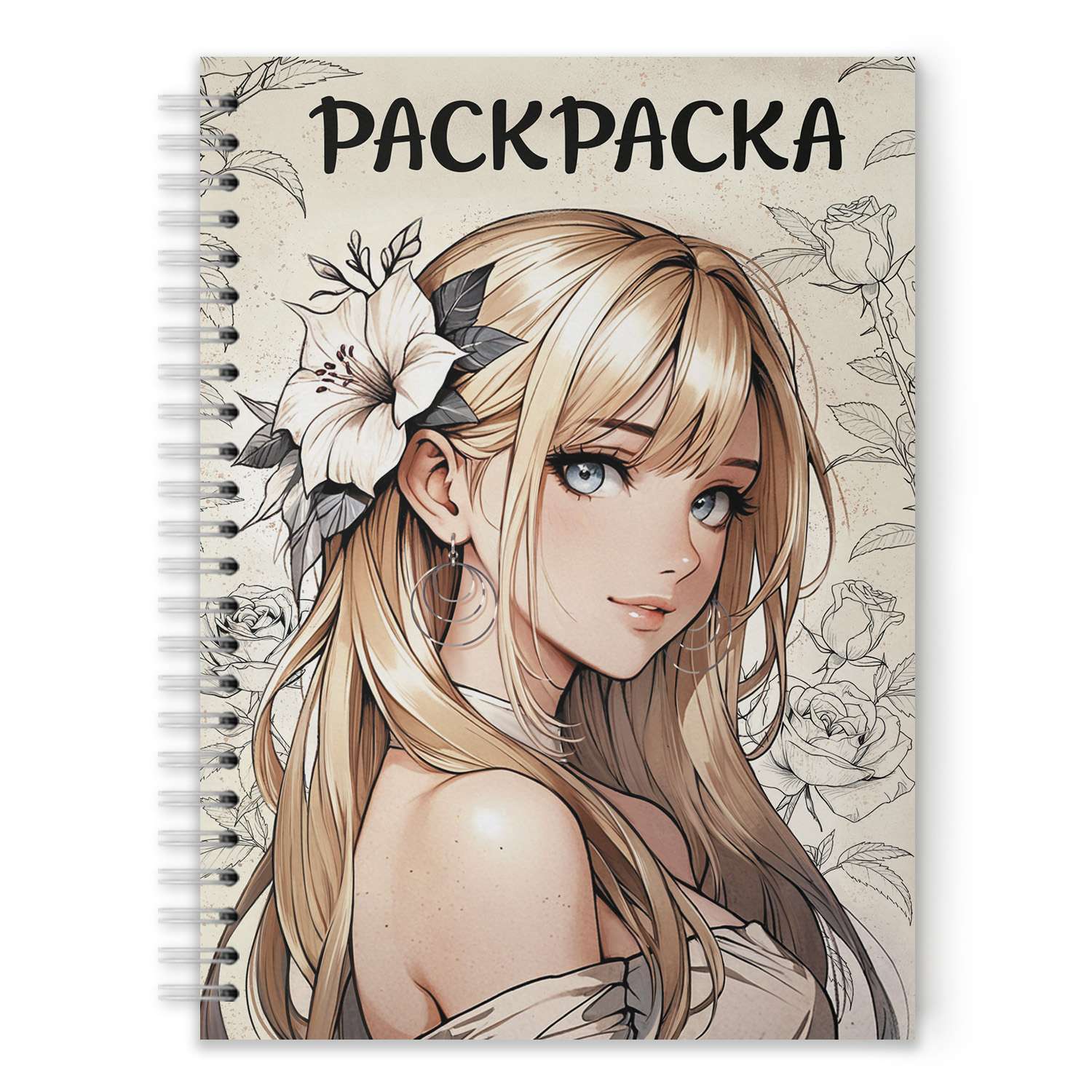Раскраска-антистресс Проф-Пресс девушки в ассортименте - фото 3