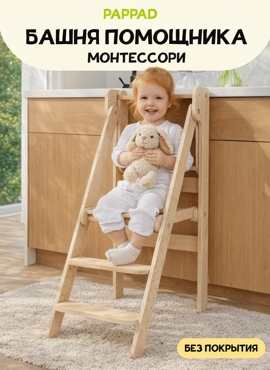 Стул PAPPADO Башня помощника - фото 1