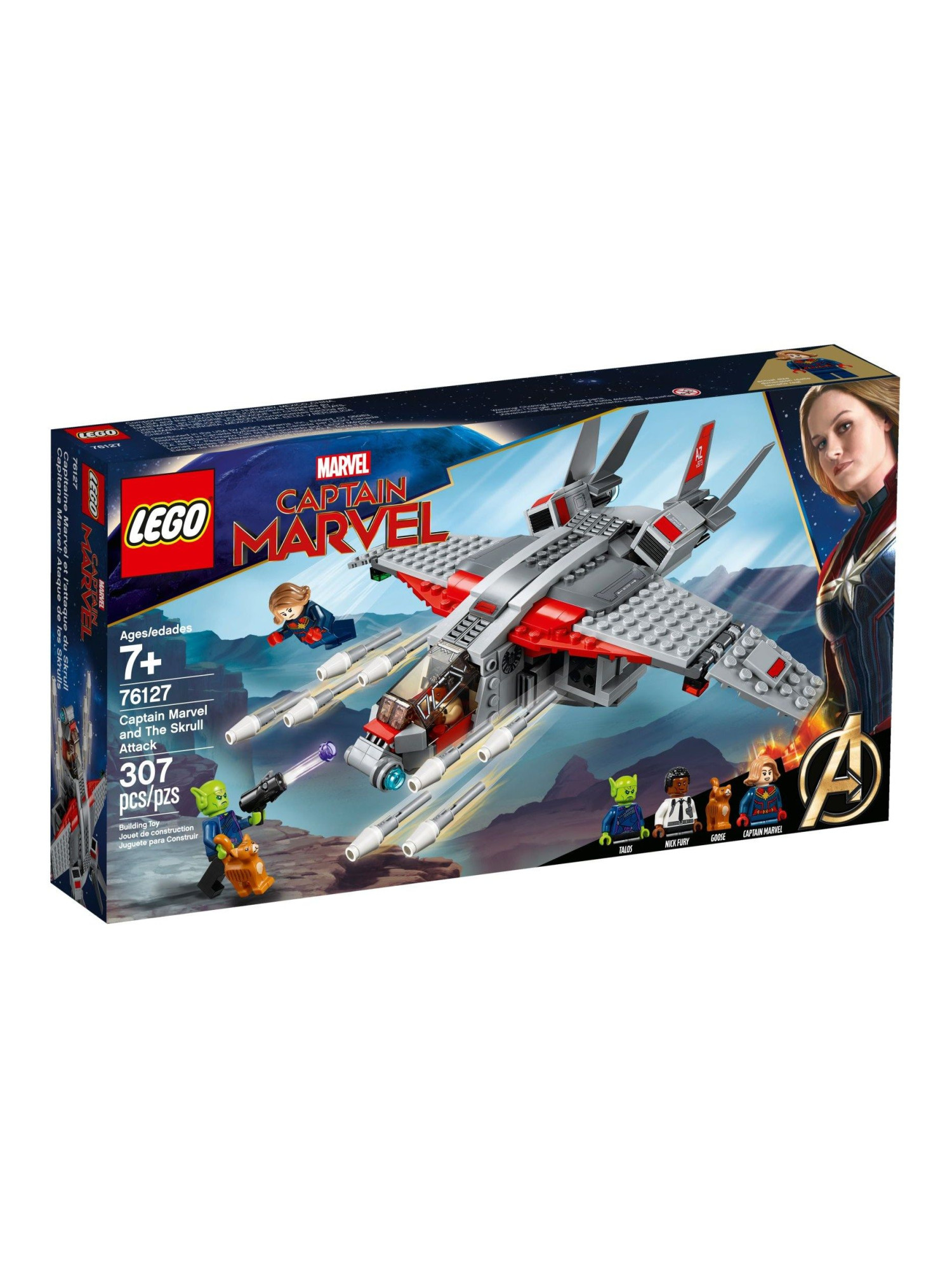 Конструктор LEGO Marvel Super Heroes Капитан Марвел 307 дет. - фото 1