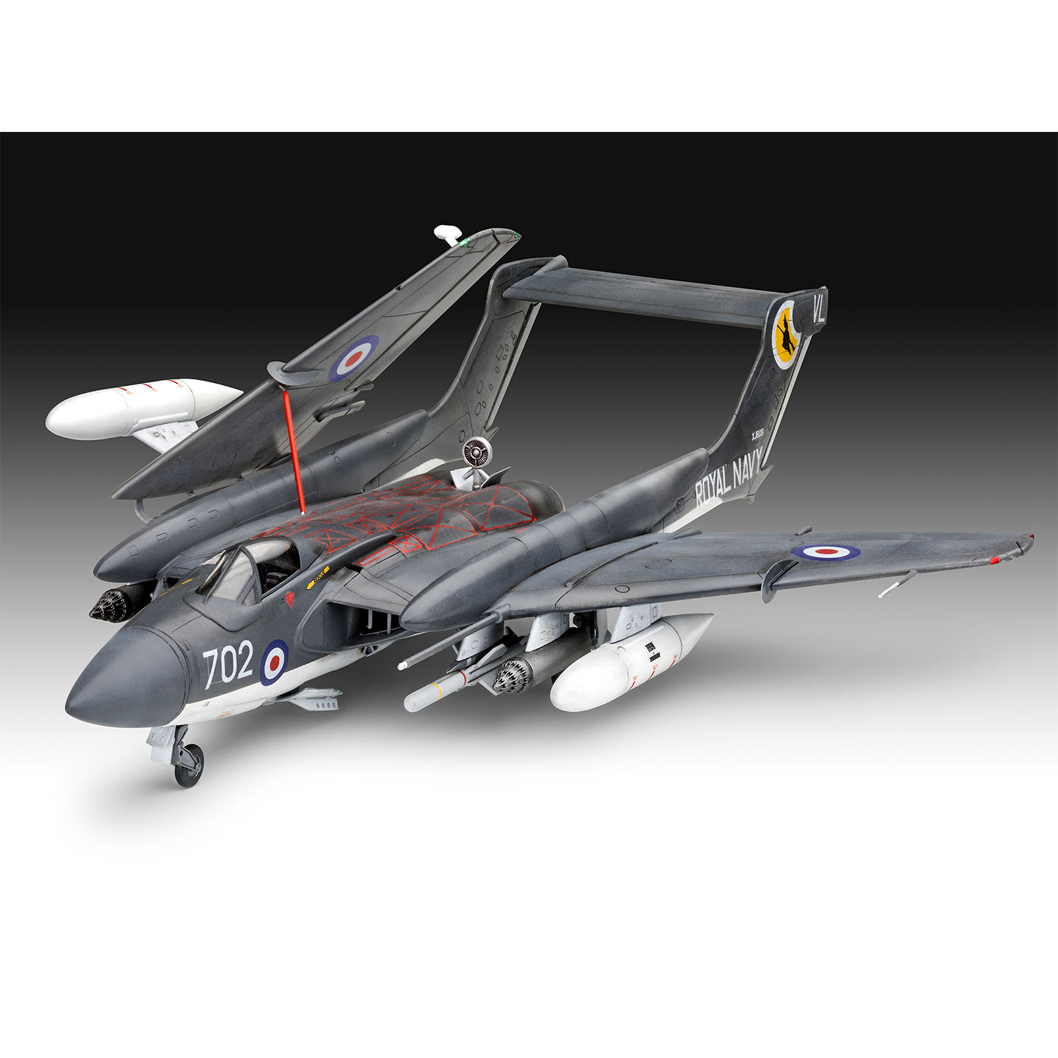 Сборная модель Revell Легенды Британии: Sea Vixen FAW 2 70th Anniversary 03866 - фото 2