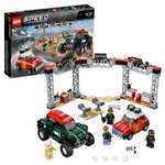 Конструктор LEGO Speed Champions Mini Cooper 1967 и 2018 блочный