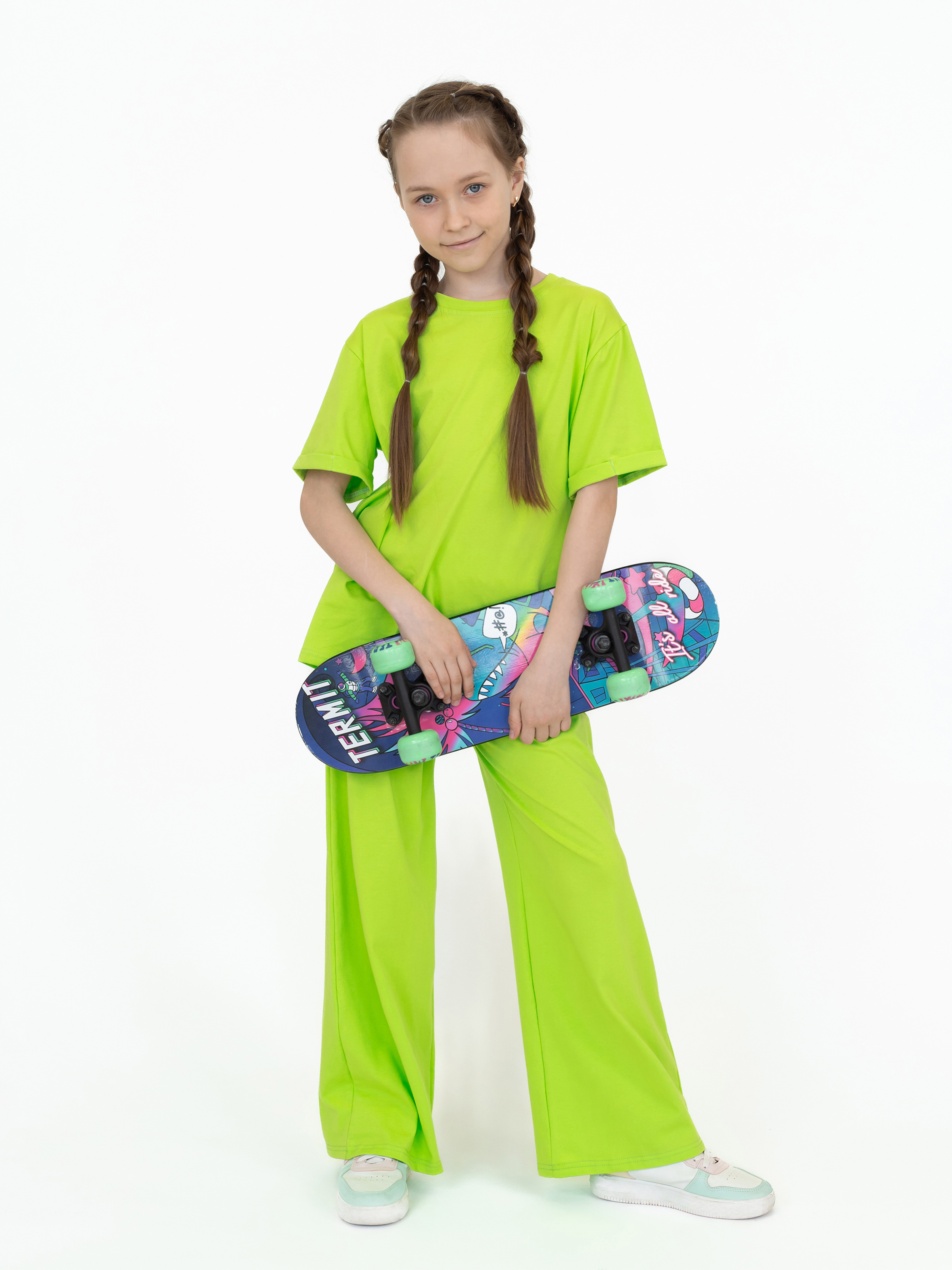 Футболка и брюки ULTRA 7060-Ул салат - фото 22