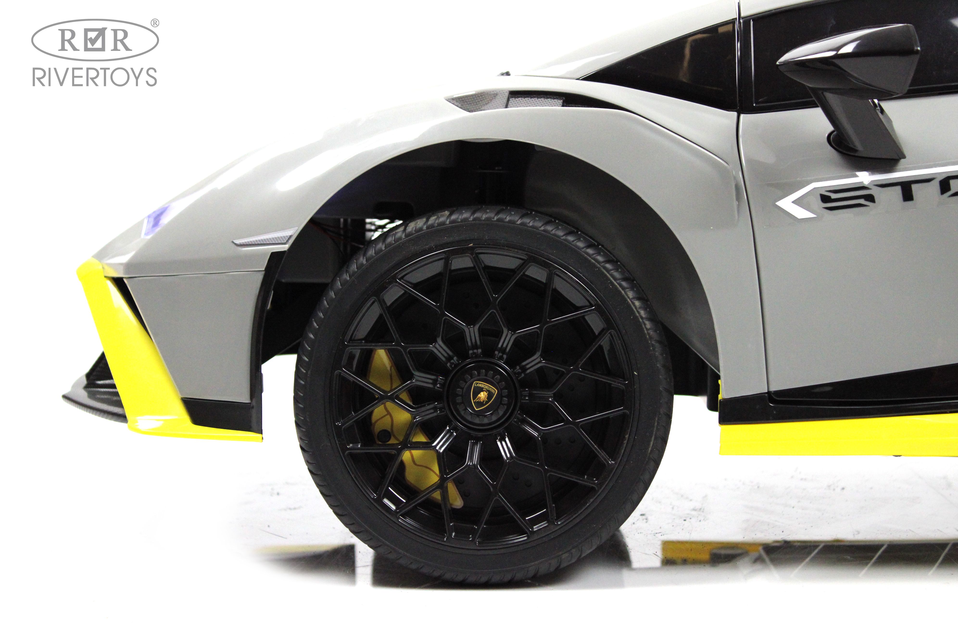 Электромобиль RIVERTOYS Lamborghini E888EE-GRAY С пультом ДУ - фото 15