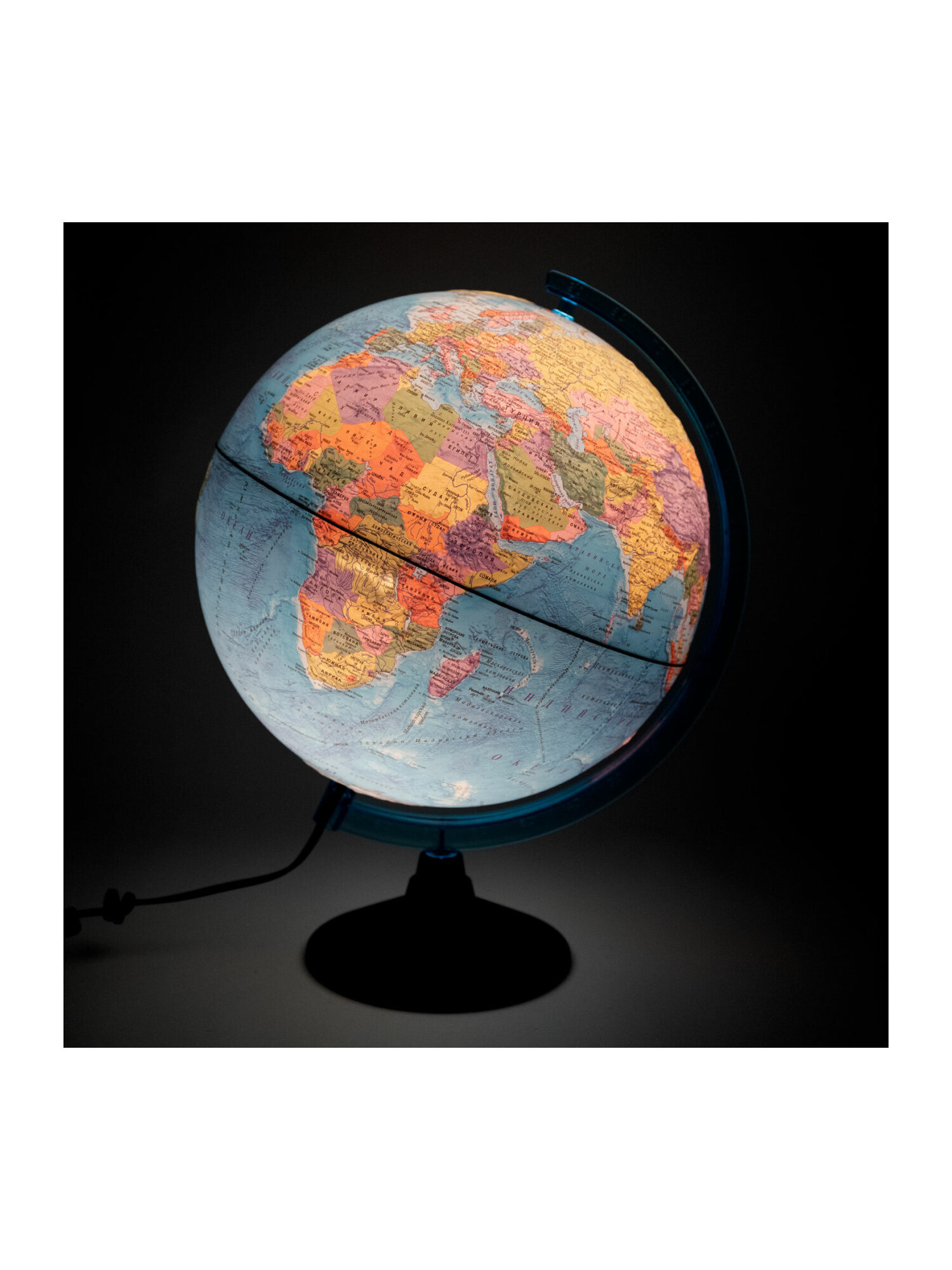 Глобус Globen интерактивный политический рельефный с подсветкой и VR очками 32 см - фото 16