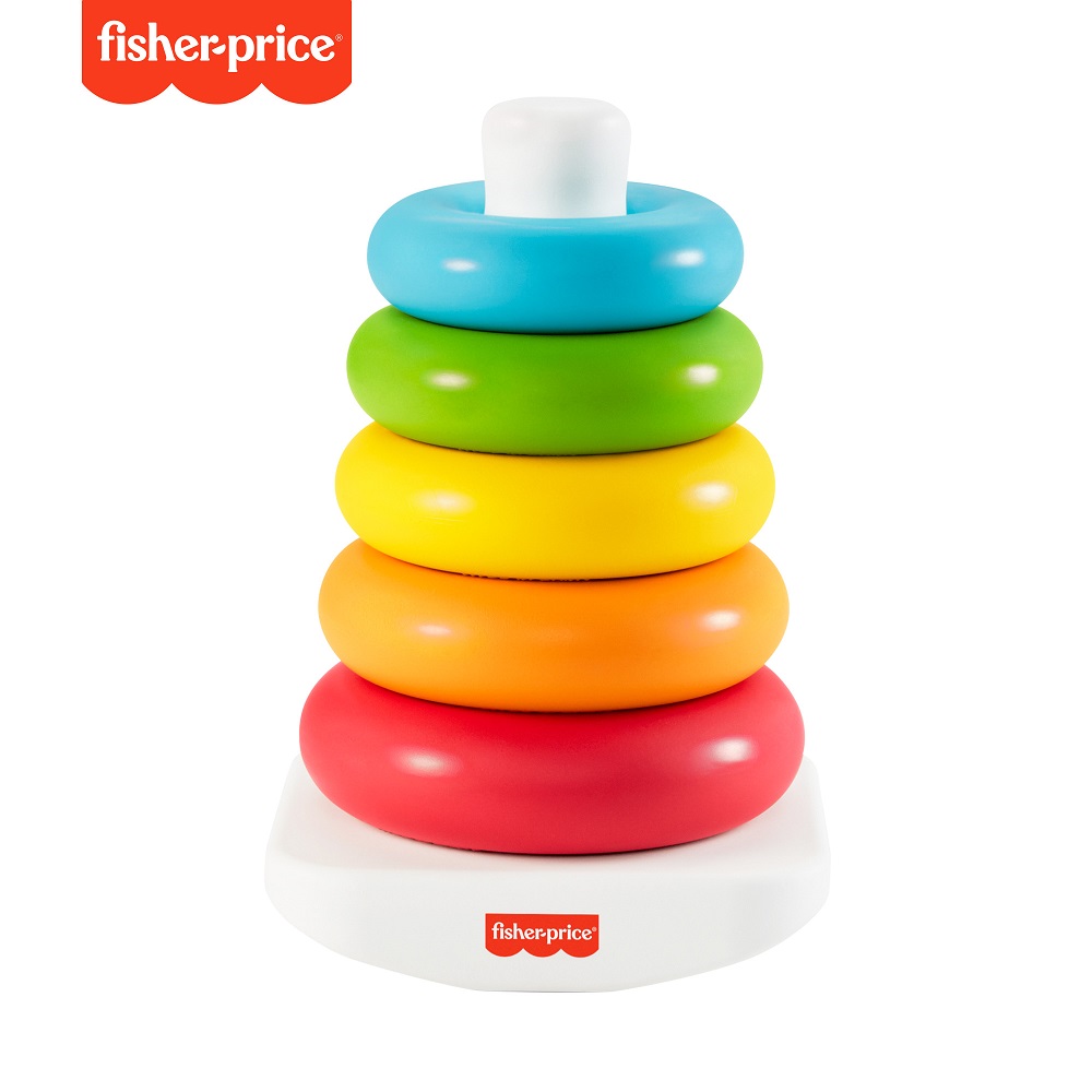 Игрушка Fisher Price пирамидка Складывай и толкай - фото 1