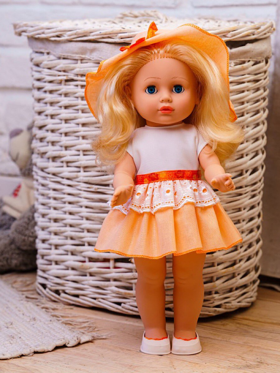 Кукла классическая СТРАНА КУКОЛ большая говорящая Алиса высота 40 см 22-19.3 - фото 12