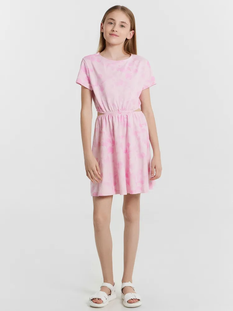 Платье Mark Formelle (Марк Формэль) 157968/акварельные бантики на розовом - фото 1