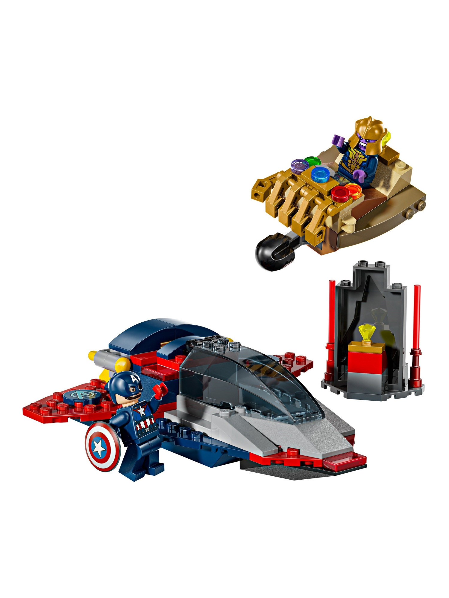 Конструктор LEGO Marvel Super Heroes Капитан Америка 107 дет. - фото 2