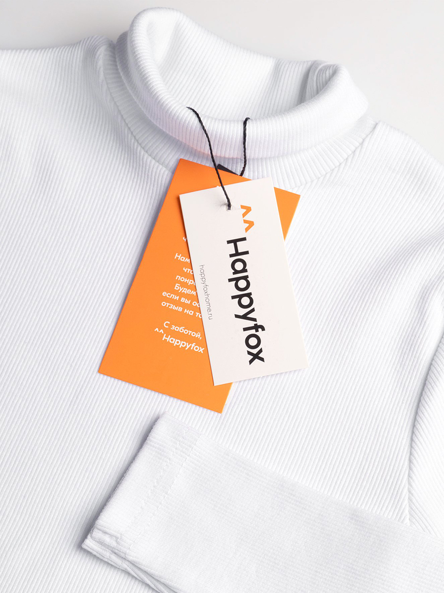 Водолазка HappyFox HF5504белый - фото 7