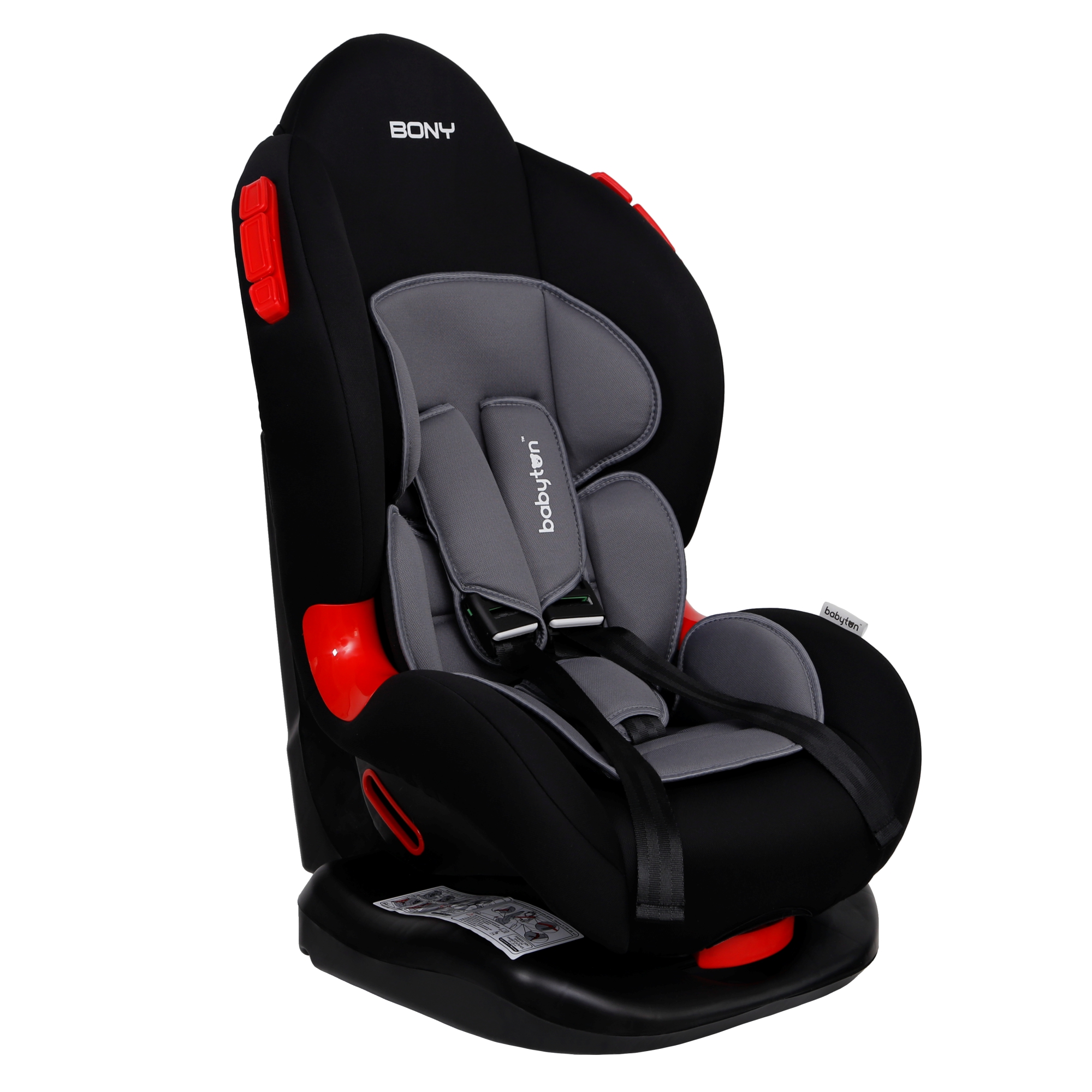 Автокресло Babyton Bony Black-Grey 1/2 (9-25 кг) - фото 14