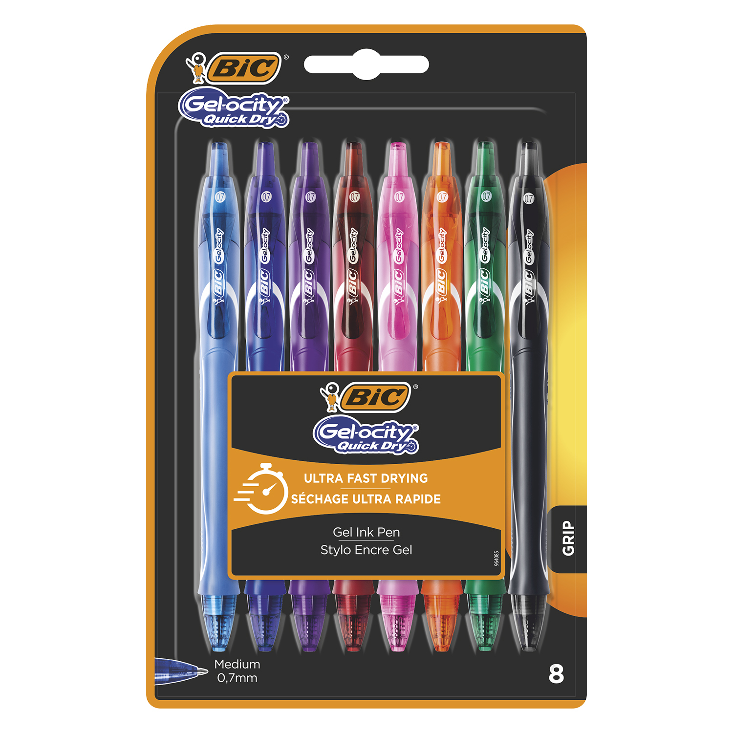 Ручка гелевая BIC 8 шт. - фото 1