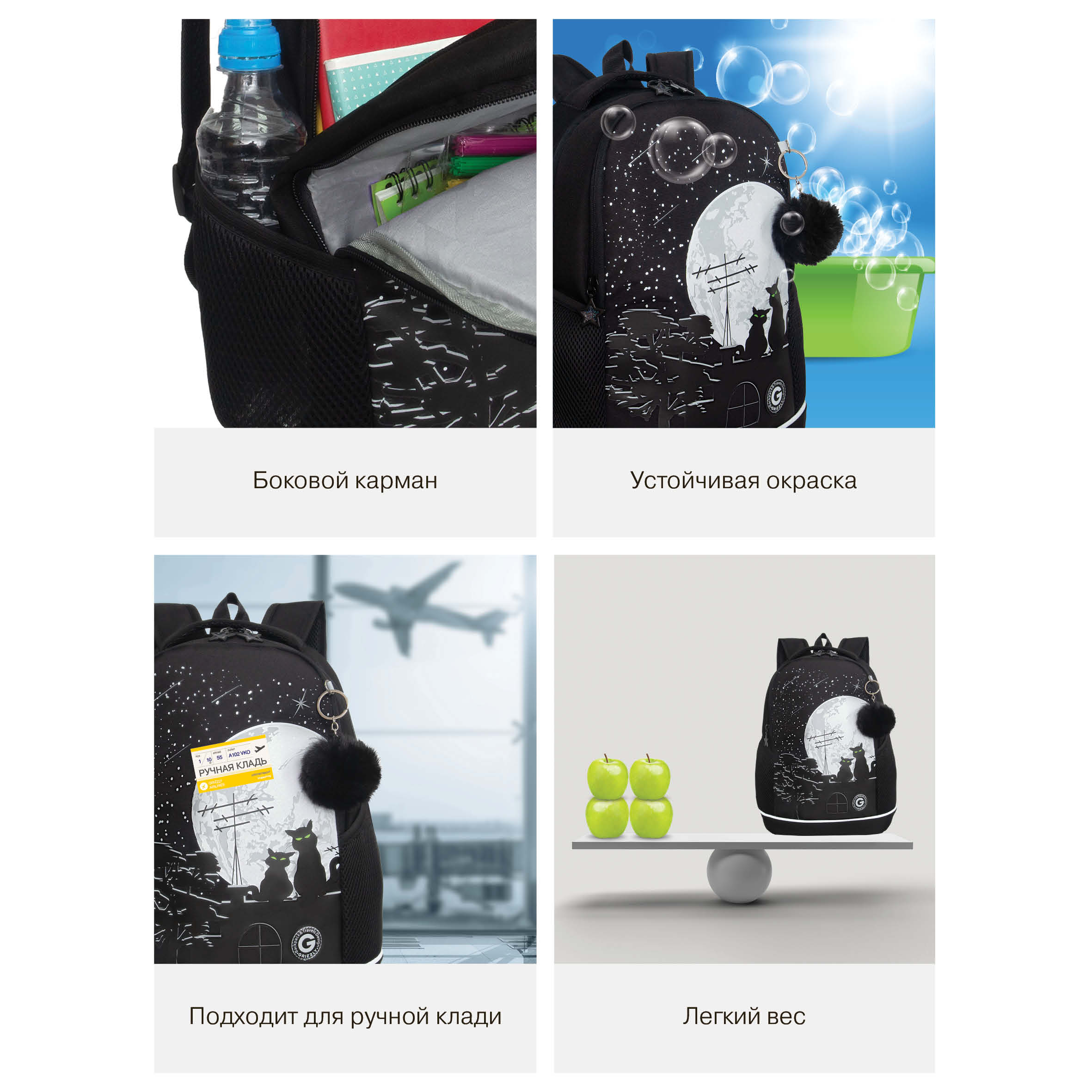 Рюкзак Grizzly для девочки - фото 10