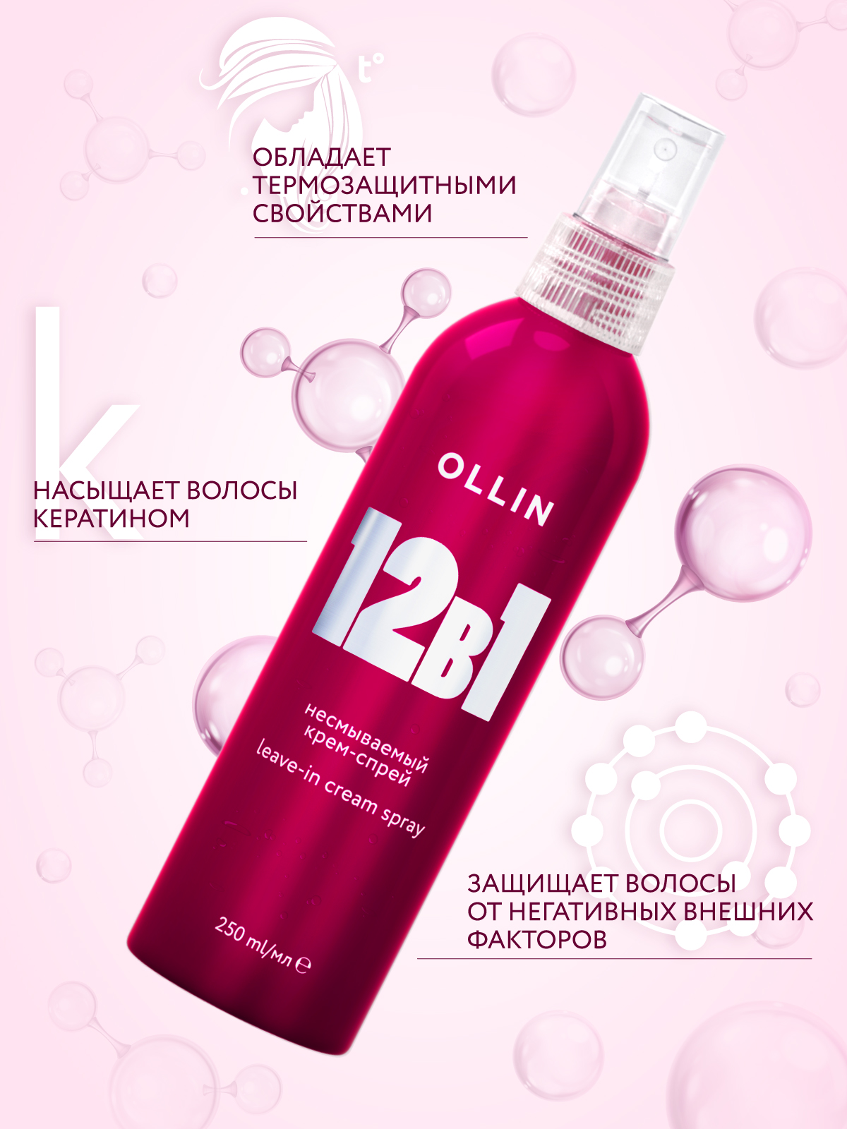 Спрей Ollin 250 мл 1 шт. - фото 3