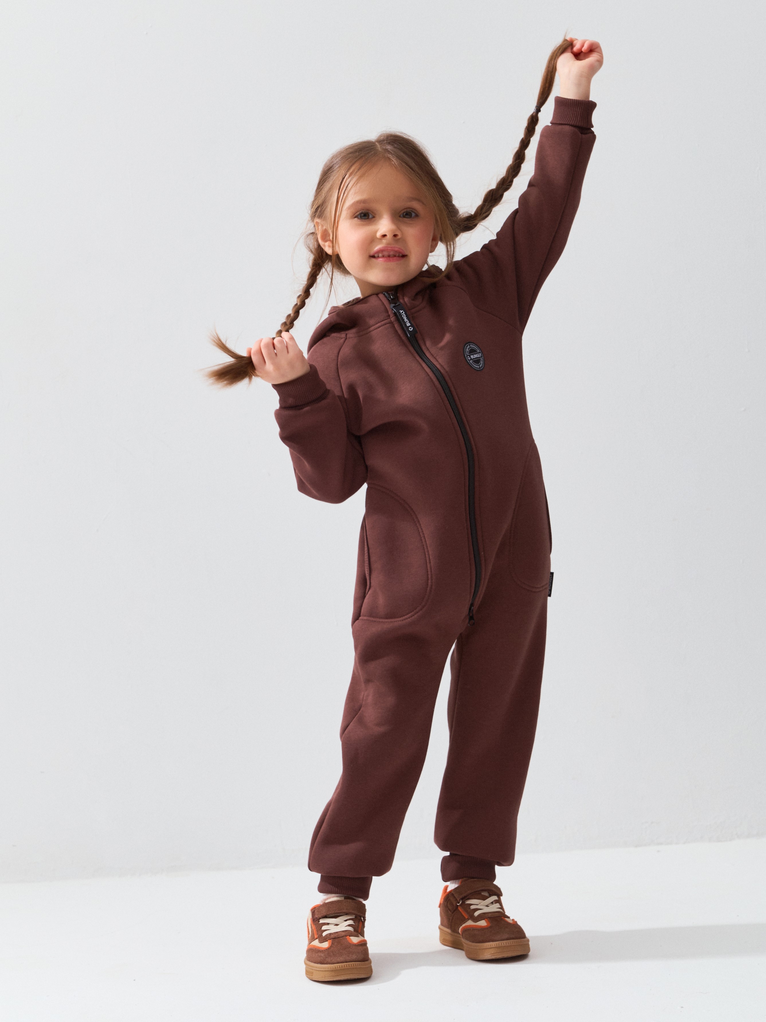 Изображение товара Комбинезон BUNGLY 104 хлопковый с начесом для детей удобный и теплый