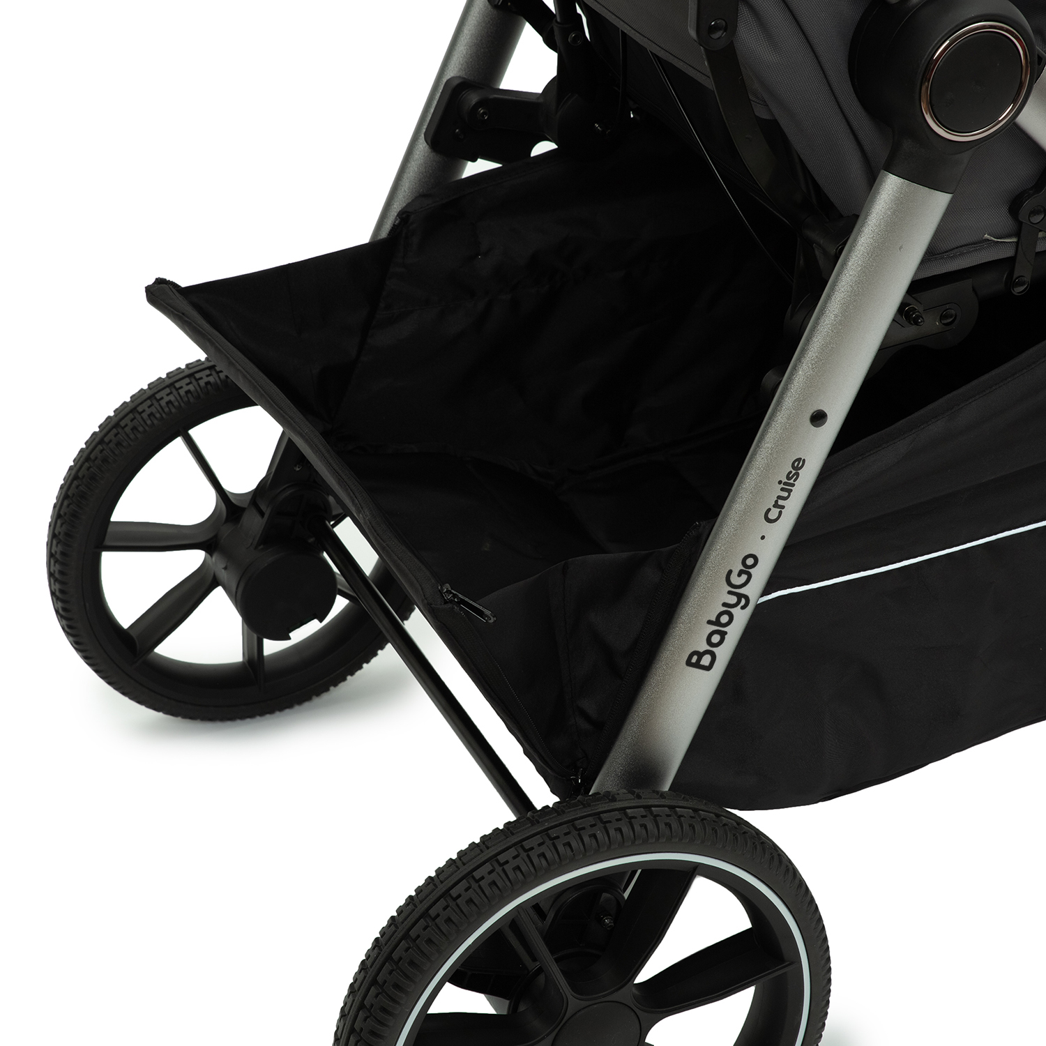Коляска прогулочная BabyGo Cruise New серый - фото 20