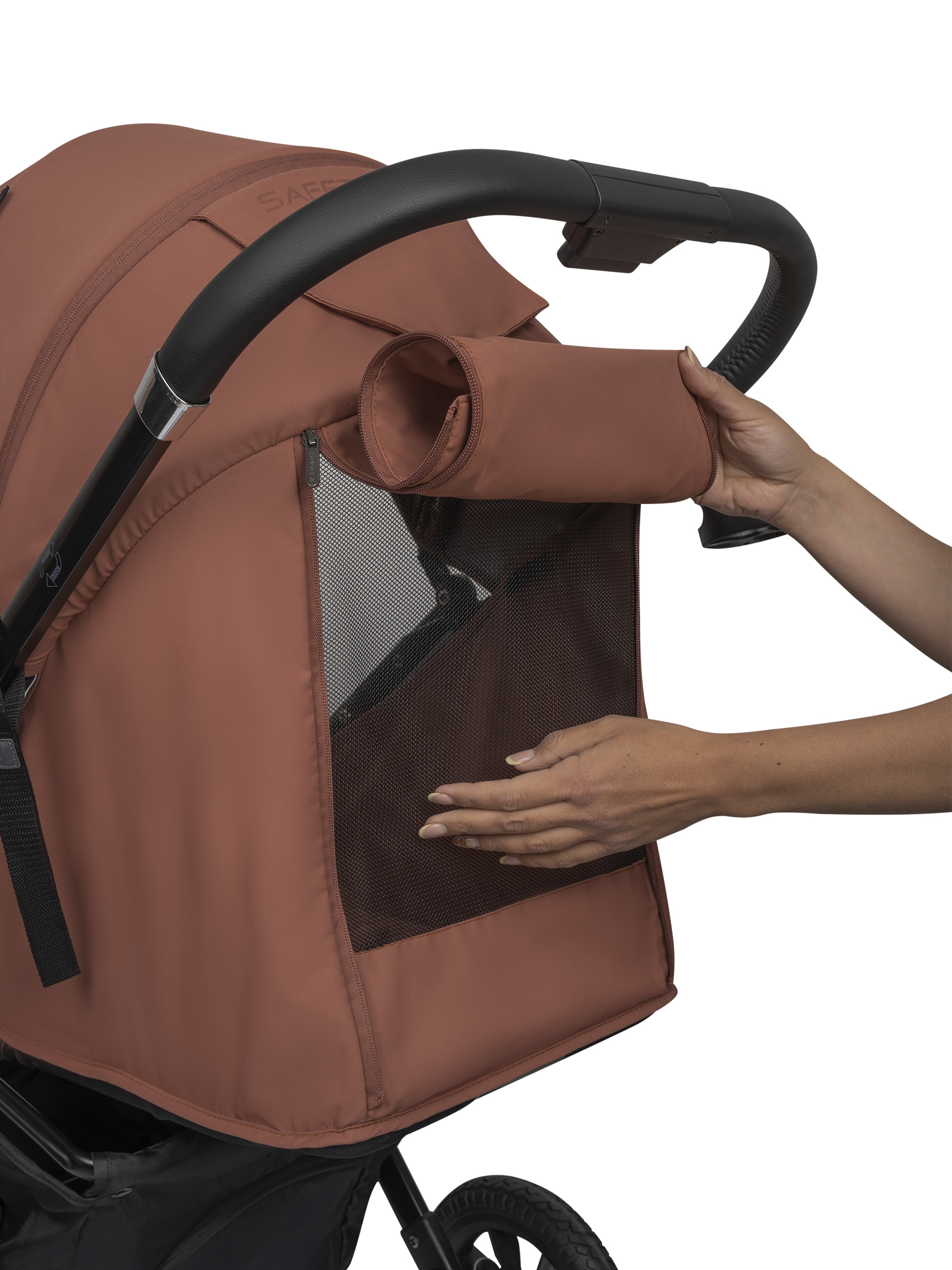 Коляска прогулочная JOVOLA Magma с перекидной ручкой оранжевый - фото 34