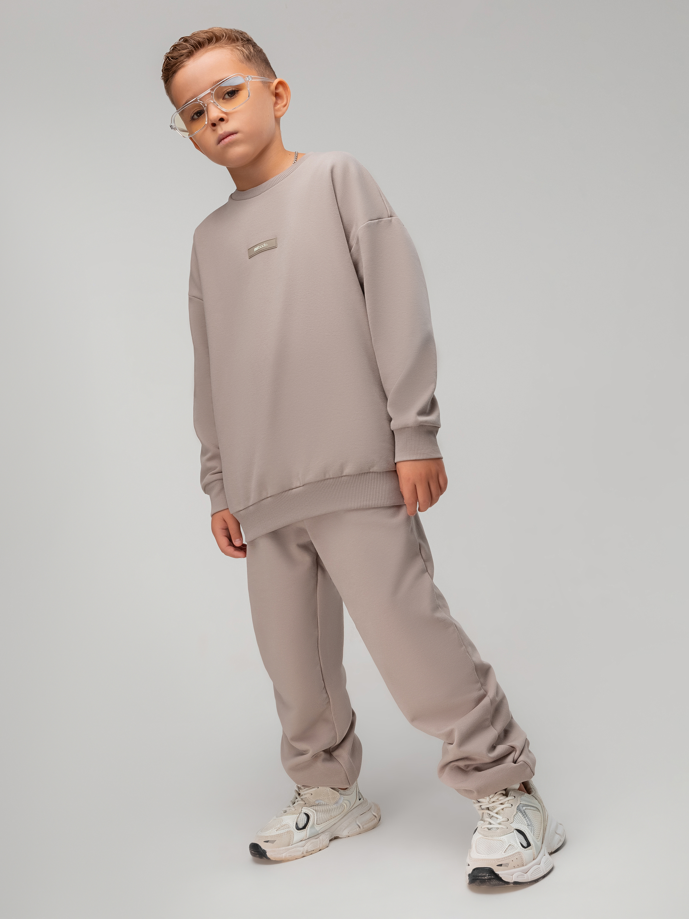 Костюм спортивный Bodo 11-652MU_серо-бежевый - фото 4