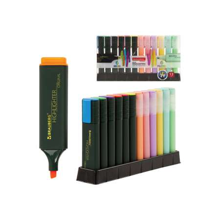 Текстовыделители Brauberg 12 шт.