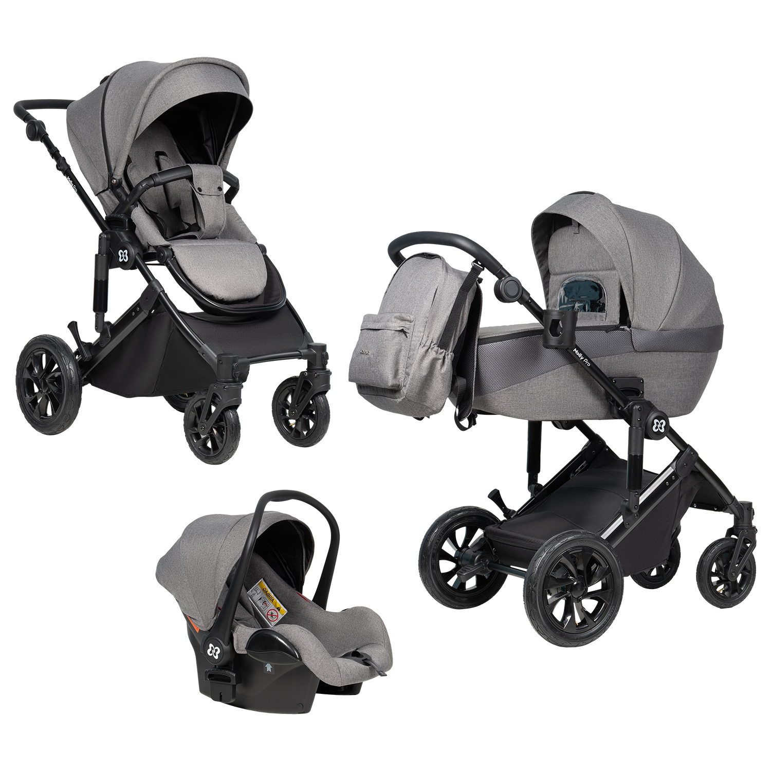 Коляска 3в1 Farfello Molly Pro - фото 14