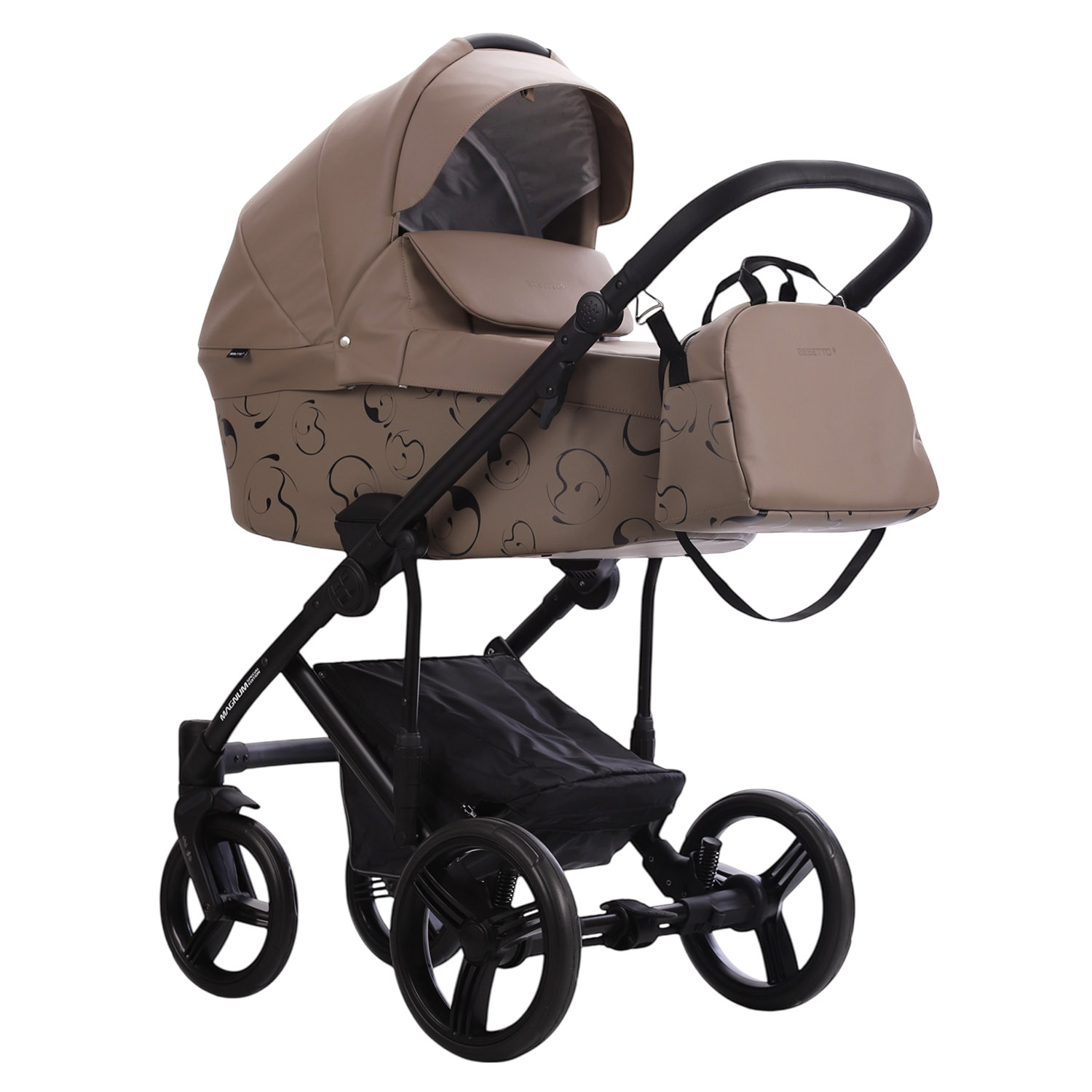 Коляска 2в1 Bebetto Magnum Light SE Pro бежевый - фото 1