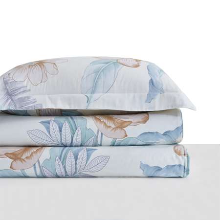 Постельное белье Arya Home Collection 2 спальное Simple Living Cherise сатин 2 наволочки 50х70 с евро простыней