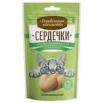 Лакомство для кошек Деревенские лакомства сердечки для мочевыводящих путей и почек 30г