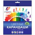 Карандаши цветные Луч 24 шт.