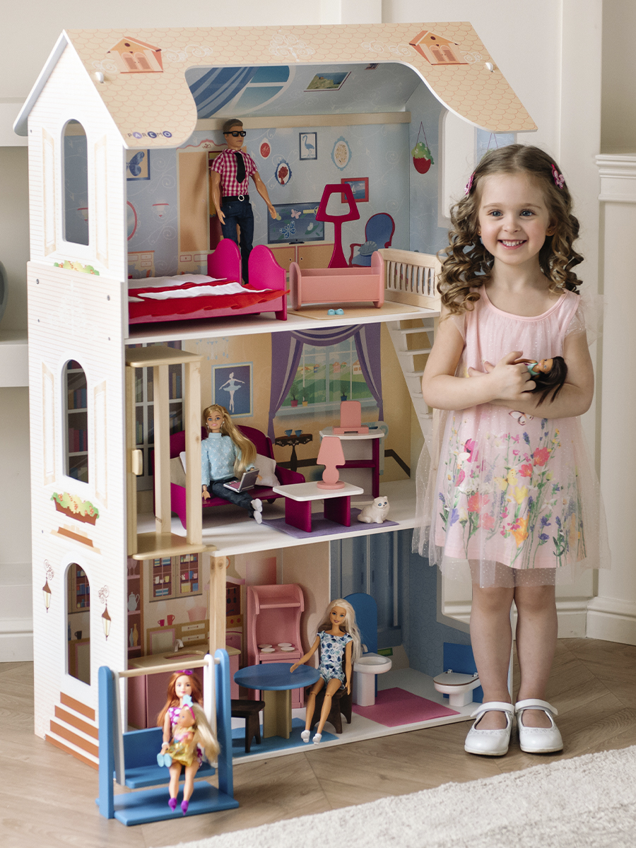 Домик для кукол PAREMO 120 см с мебелью PD315-03 - фото 5