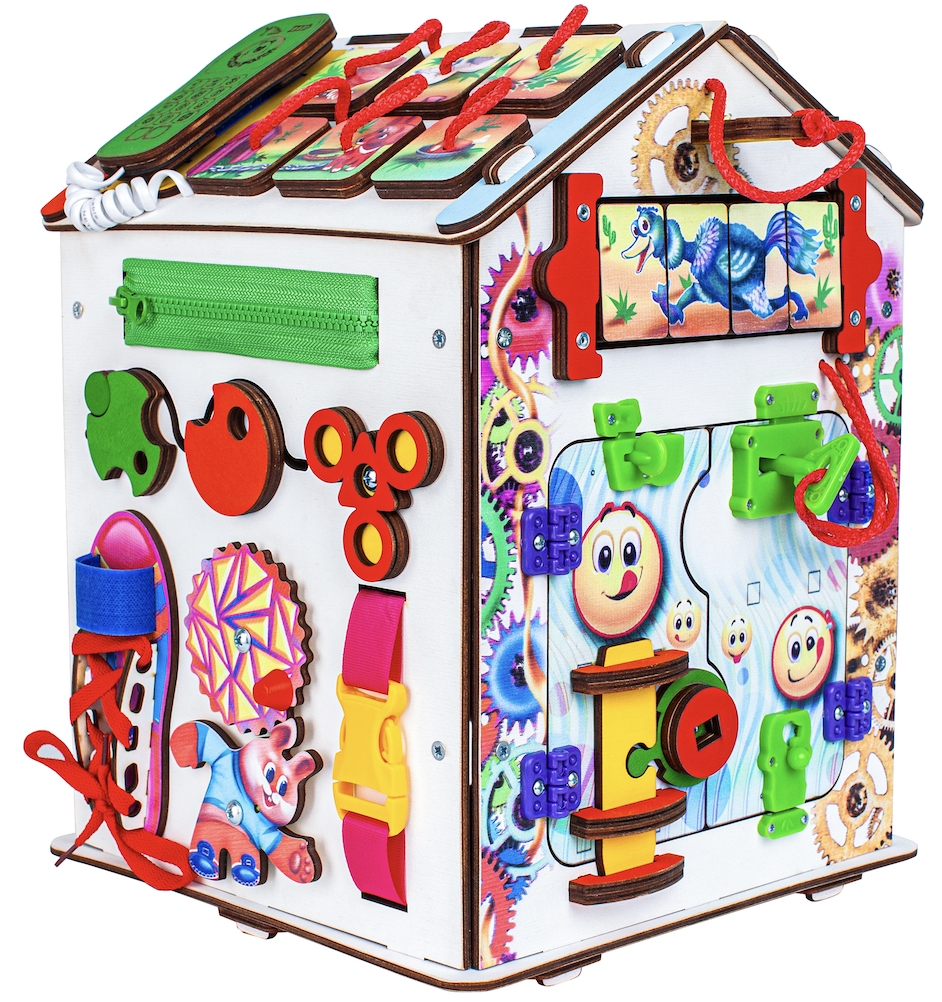 Игрушка Jolly Kids бизиборд Смайлик - фото 6