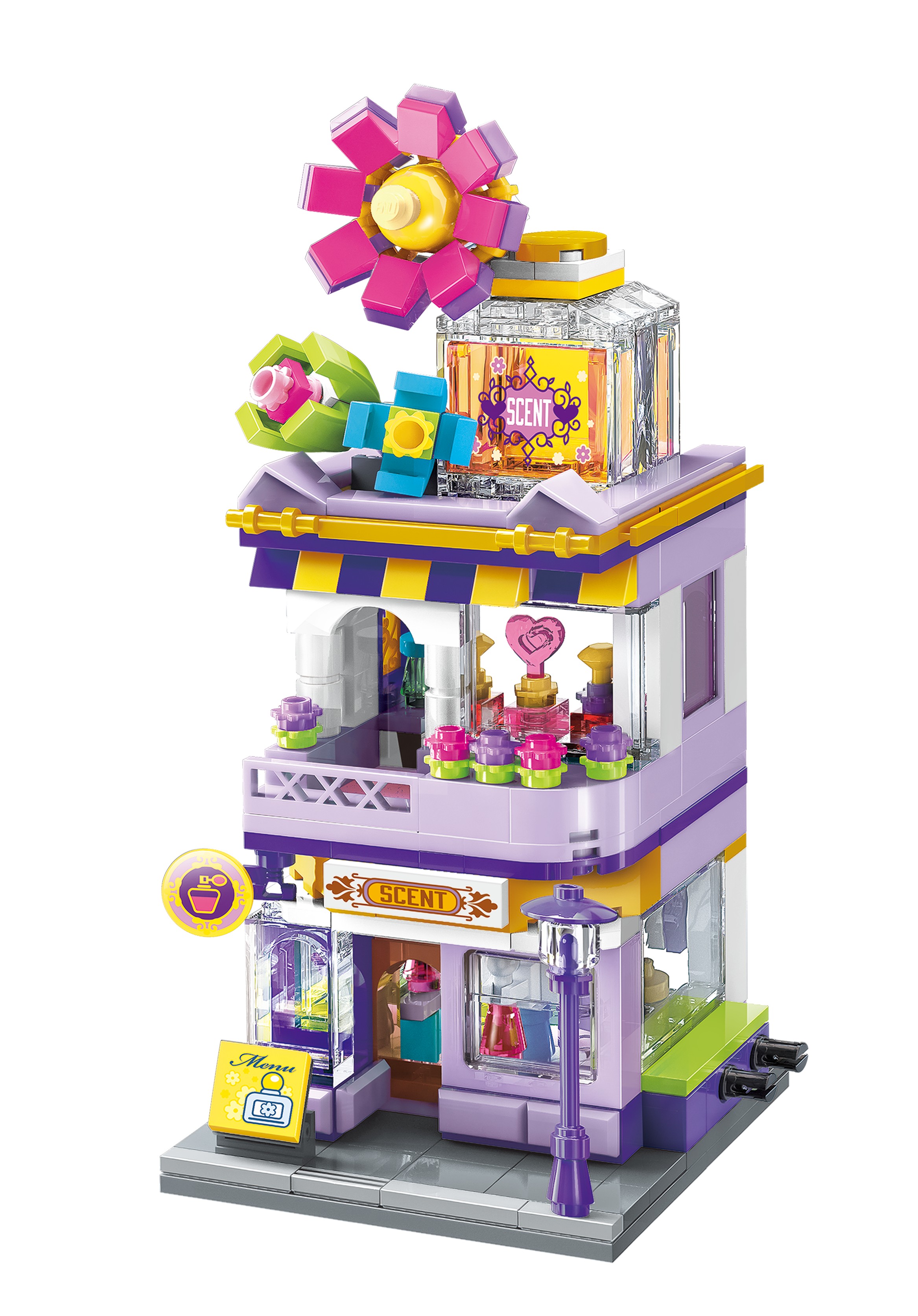 Конструктор QMAN Магазин парфюма 306 дет. - фото 1