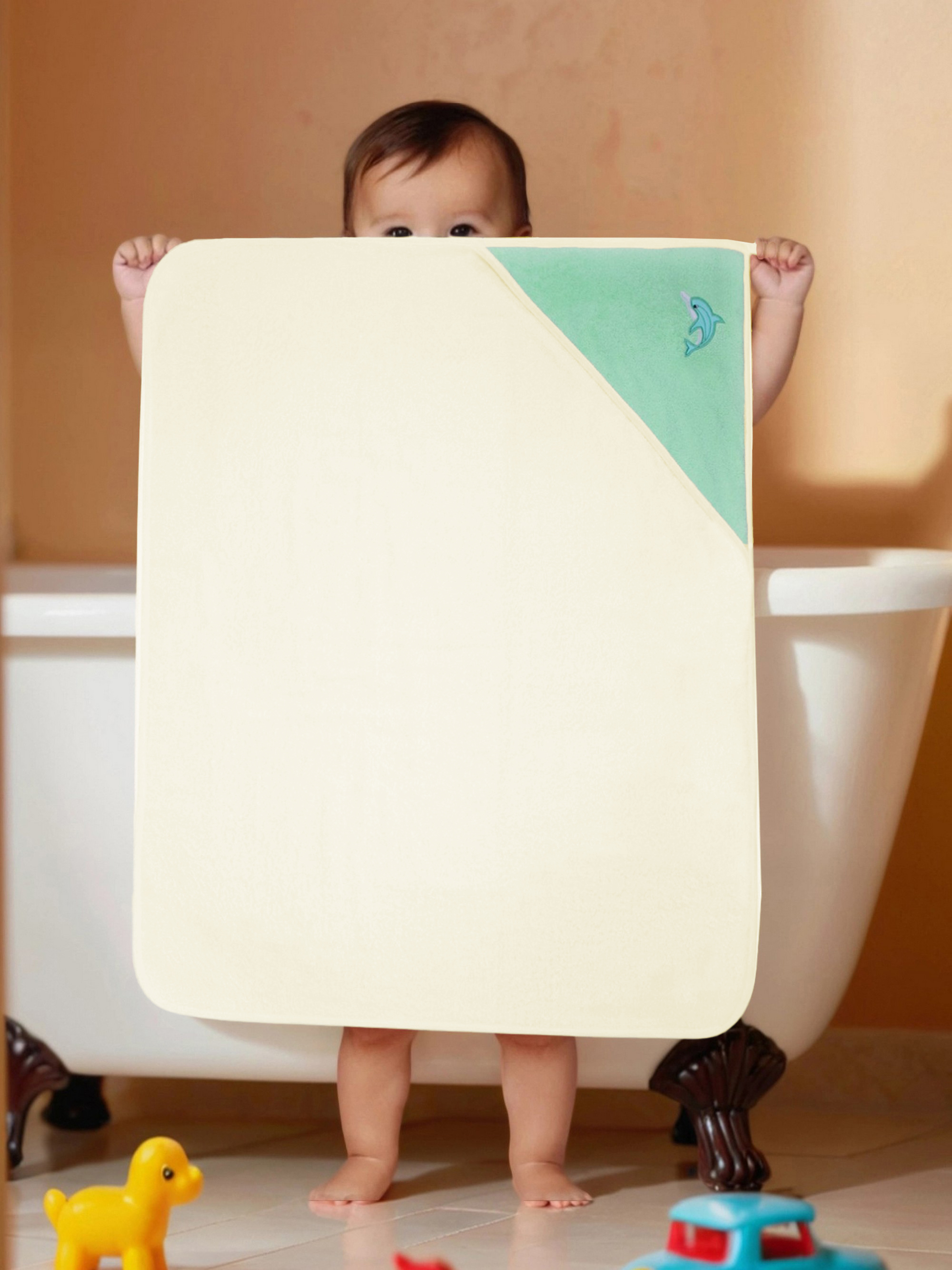 Полотенце уголок Wellness Малыш-01/53_Д 80 x 100 см 1 шт. - фото 2