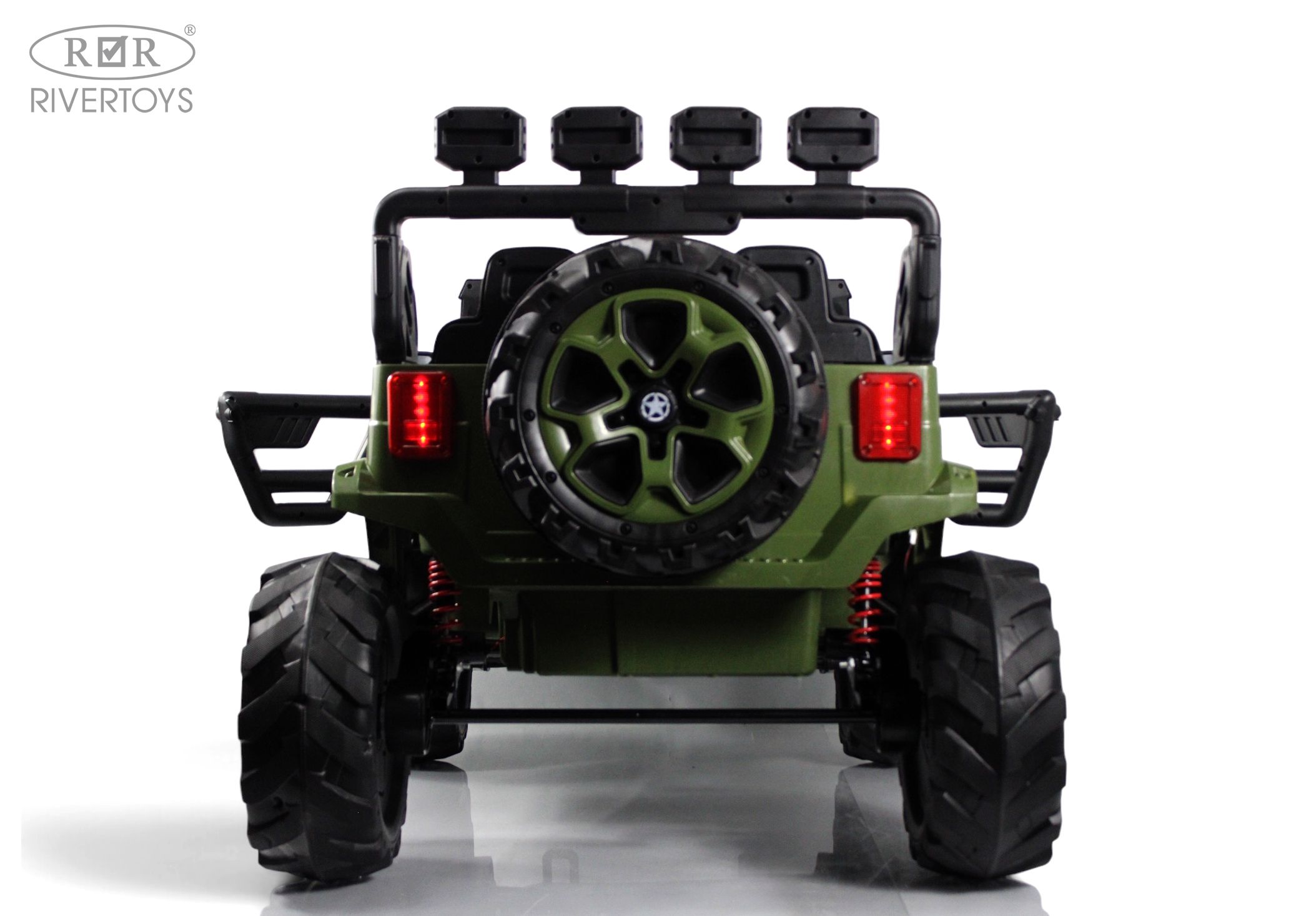 Электромобиль RIVERTOYS М707БХ Green С пультом ДУ - фото 6