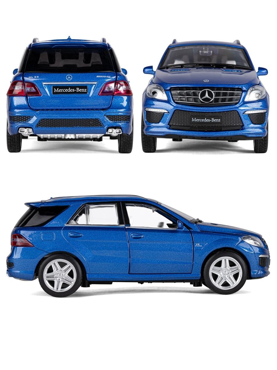 Внедорожник АВТОпанорама Mercedes Benz ML63 AMG 1:32 JB1251149 - фото 5