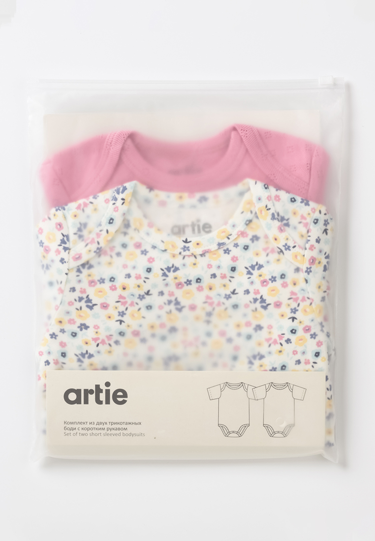 Боди 2 шт artie S25B15BK2-1500D/Молочный-сиреневый - фото 5