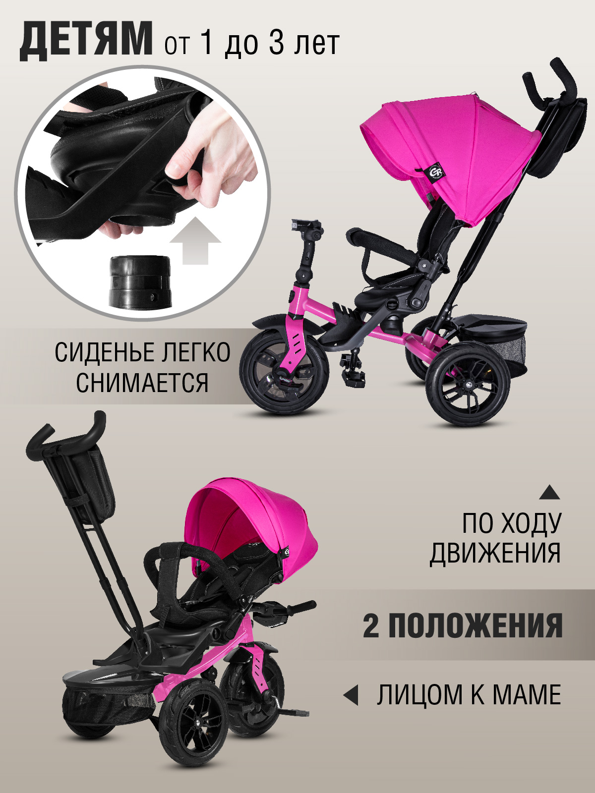 Трехколесный велосипед CITYRIDE - фото 3