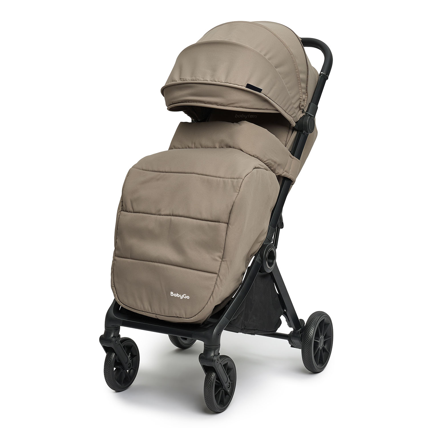 Коляска прогулочная BabyGo Mira New бежевый - фото 10