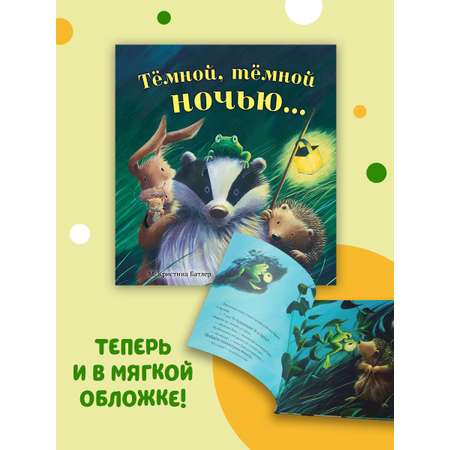 Книжка с картинками Clever Тёмной тёмной ночью... (мягкая обложка)
