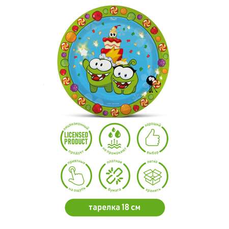 Тарелка PRIORITY 18 см 6 шт в упаковке Ам Ням