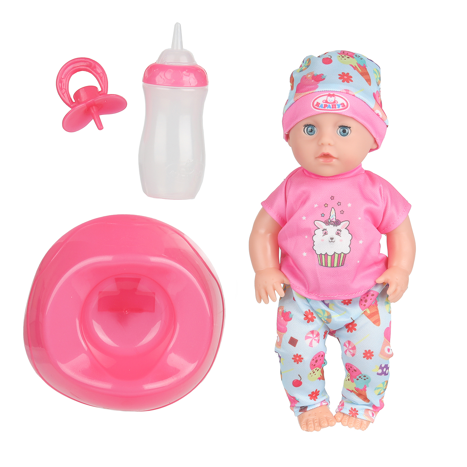 Кукла пупс Карапуз высота 25 см 402863 - фото 2