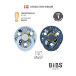 Пустышка BIBS латекс классическая от 0 мес. 2 шт.