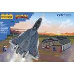 Конструктор brick labs City самолет СУ-57 с ангаром 657 дет.