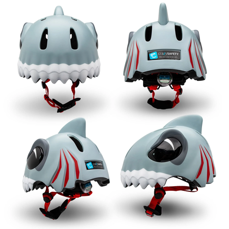 Шлем Crazy Safety White Shark