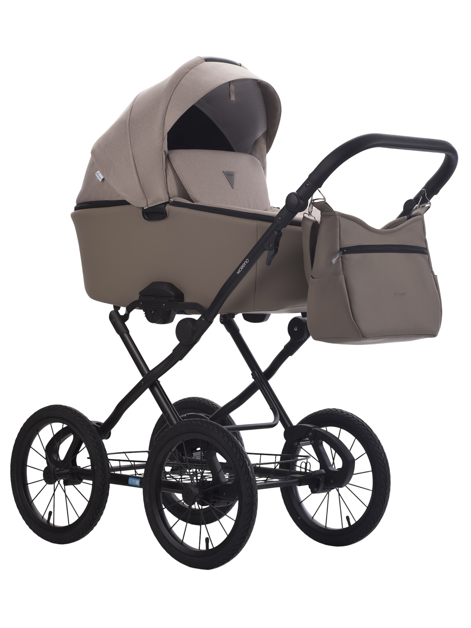 Коляска 2в1 Aroteam Moreno SL New 06 темно-бежевый - фото 1