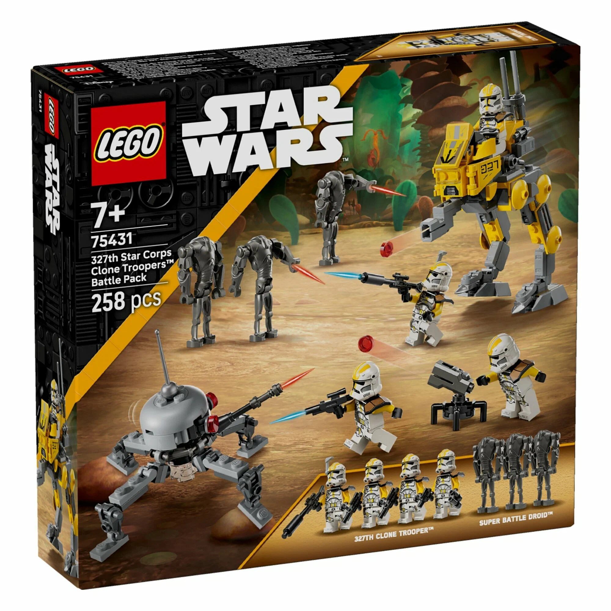 Конструктор LEGO Star Wars Боевой набор клонов 258 дет. - фото 6