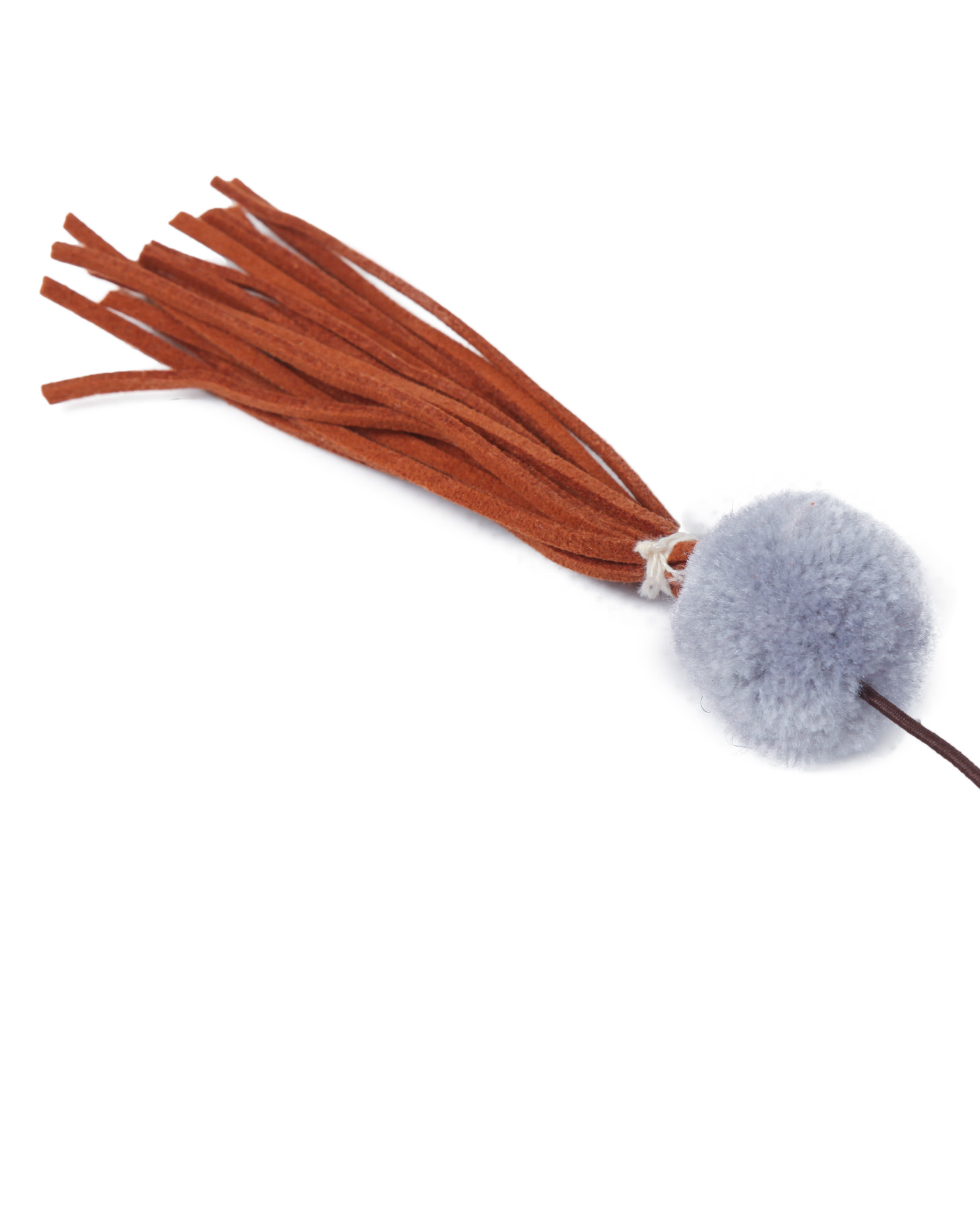 Игрушка для кошек Barbaks Дразнилка помпон с кистями с кошачьей мятой - фото 4